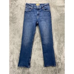 Wrangler 20X Womens Jeans Size 16 Regular 28x30 Blue Denim Cowgirl Western Ranch